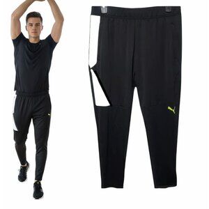 ⛳PUMA Training Pant jogger NYC Size XL Men's Blocked pant TR2353 Black White NEW